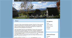 Desktop Screenshot of juliecspoetry.com